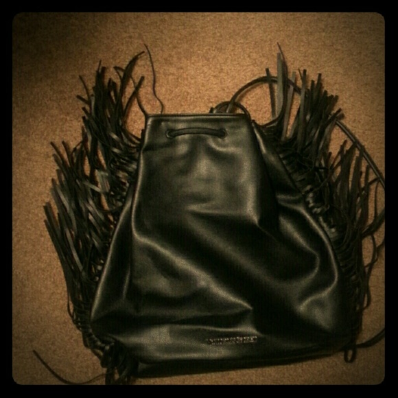 Victoria's Secret black backpack - Picture 1 of 3