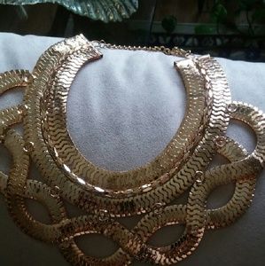 Gold Plated Large Choker