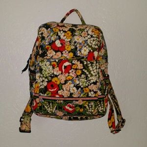 Vera Bradley Backpack in Poppy Fields print
