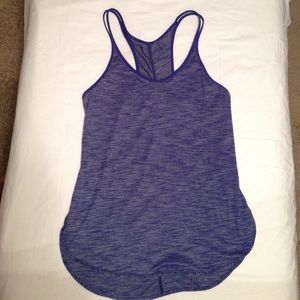 Lululemon tank top singlet size 4? 2? Heather blue