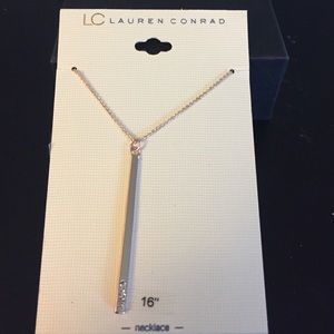 Brand new Lauren Conrad rose gold tone necklace
