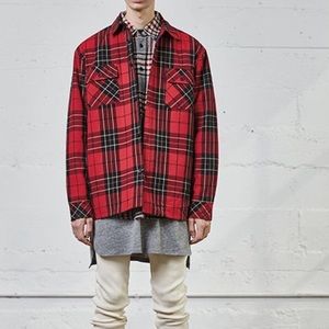 PacSun X Fear of god plaid shacket