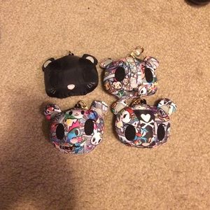 LeSportsac Tokidoki Tokidieci Bear Head Keychain