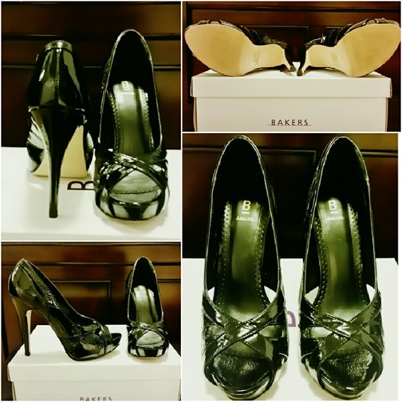 Sexy patten Leather High Heels