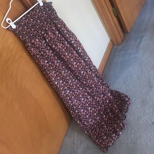 Strapless maxi dress