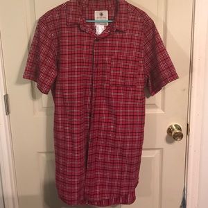 Packing On the Byas plaid t shirt
