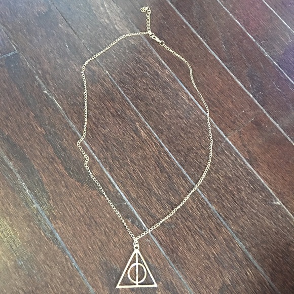 (B1) Gold Always Harry Potter Necklace - Picture 2 of 3