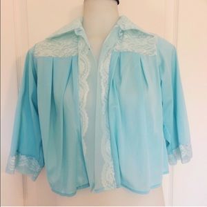 Vintage lingerie sheer cape