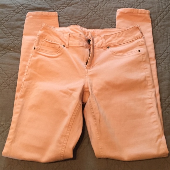 Pale pink jeggins