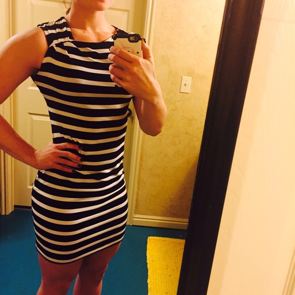Calvin Klein Striped Dress