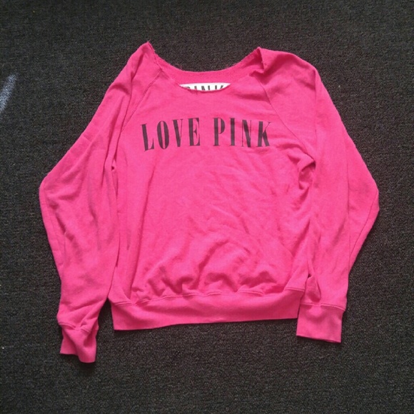 Pink off the shoulder sweater