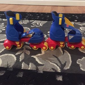 Kids training rollerblades