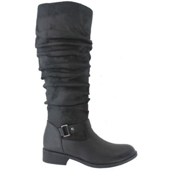 Pierre Dumas Black Casual Riding Style Boot - Picture 2 of 5