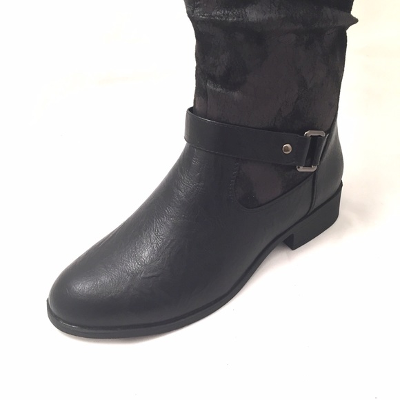 Pierre Dumas Black Casual Riding Style Boot - Picture 3 of 5
