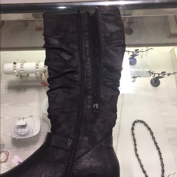 Pierre Dumas Black Casual Riding Style Boot - Picture 5 of 5