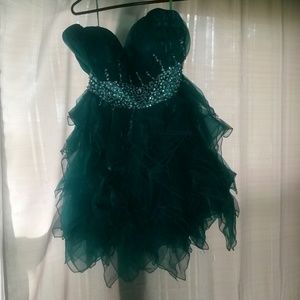 Short Strapless Prom/ Homecoming Dress