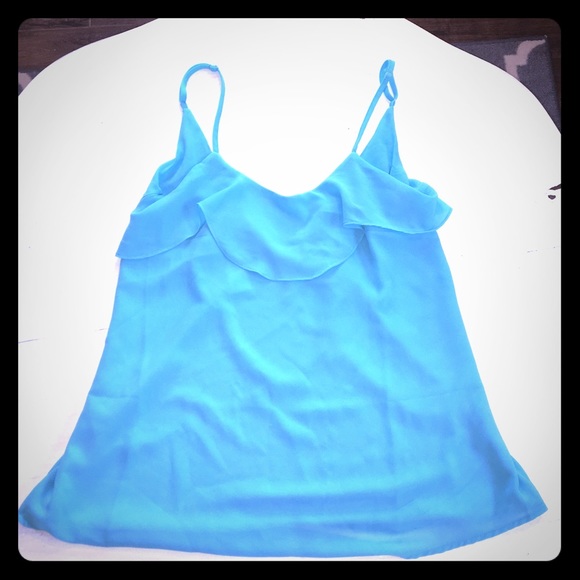 Turquoise blue tank