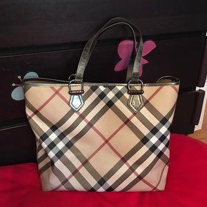 Burberry Veritcal Tote Bag