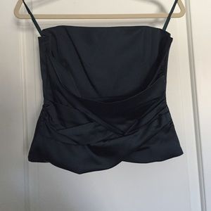 BCBG Maxazria Corset Top size M Blue