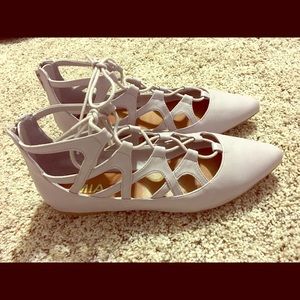 Cute unique MIA shoes (lavender color)