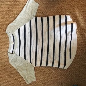 J. Crew striped top medium