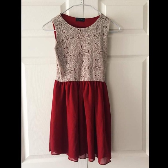 Heart-back skater dress