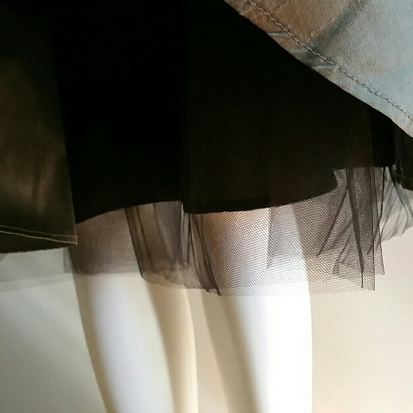 NWOT Evening Silk Skirt with Tulle Lining - Picture 2 of 4