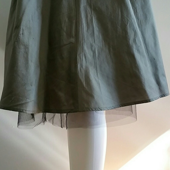 NWOT Evening Silk Skirt with Tulle Lining - Picture 3 of 4