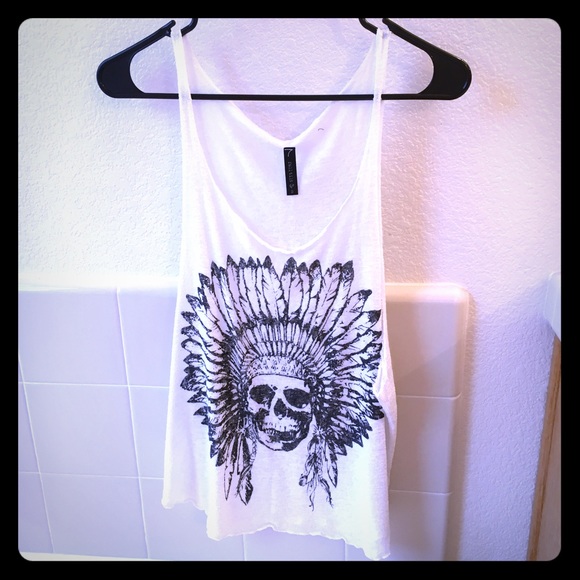 Full Tilt Indian Skull Tank