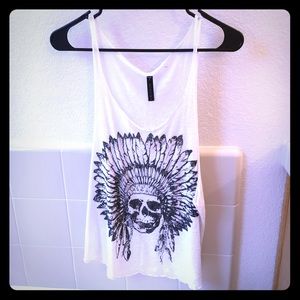 Full Tilt Indian Skull Tank