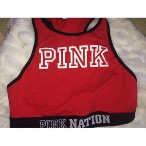 Pink crop top