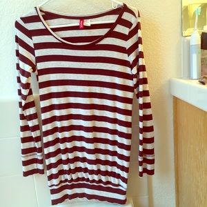 H&M Divided Striped Long Sleeve Tunic