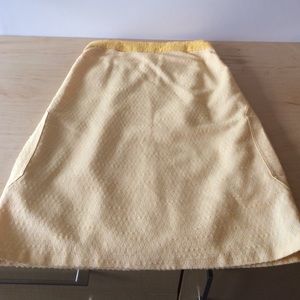 Alice + Olivia yellow woven skirt