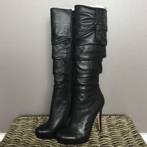 Charles David leather boots