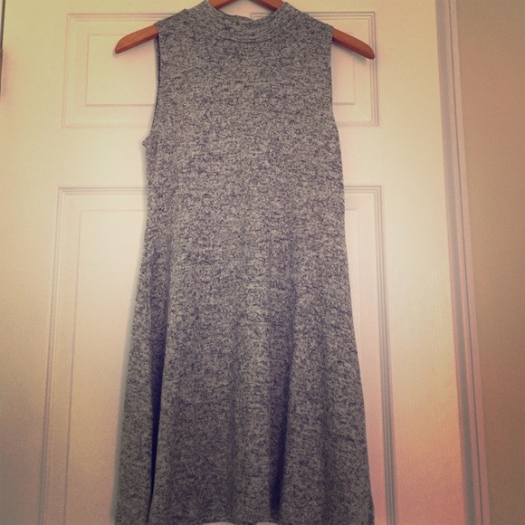 Mock Turtleneck Sweater Dress