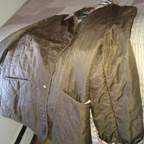 Burberry olive-green jacket