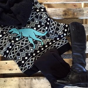 LA Hearts Novelty T-Rex Sweater size M.