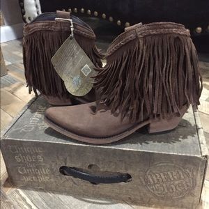 Liberty Black Fringe Boots
