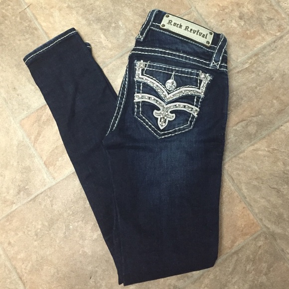 Rock Revival Skinny Jeans Size 25
