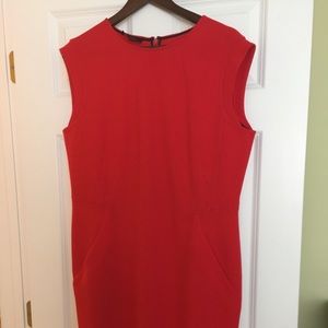 Lafayette 148 red dress, size 12