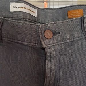 Gray Low Rise straight leg jeans