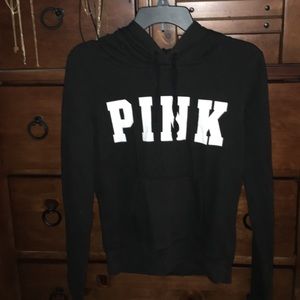 PINK black sweatshirt