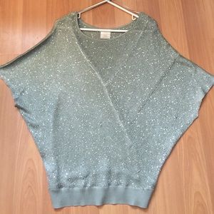 Beautifull sparkly top-poncho