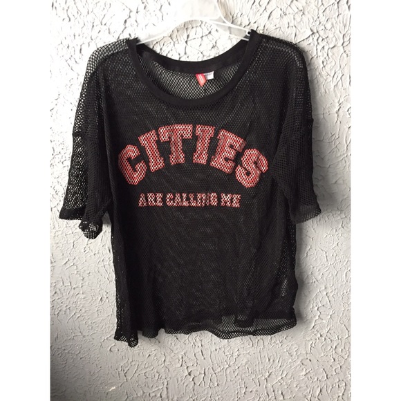 Mesh Jersey Top(sold)
