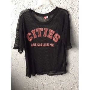 Mesh Jersey Top(sold)