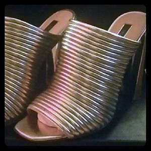 Rachel Zoe "CHROMED" HEELS