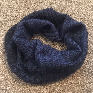 Navy and black infinity scarf