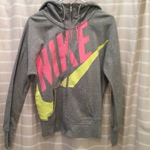 Nike zip up sweatshirt