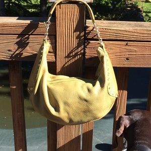 Juicy Couture StuddedLeather Bag, EUC, Olive Green