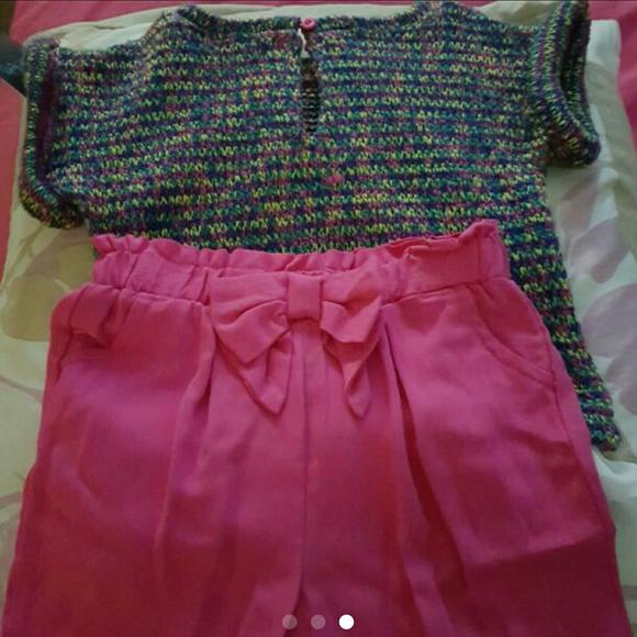 NWT Cynthia Rowley baby girl set top pants - Picture 1 of 3